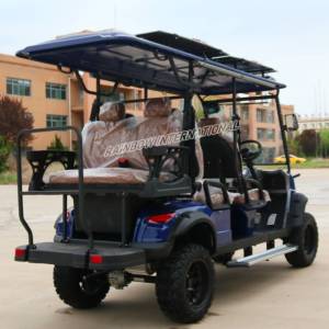 Voiturette de golf électrique <span class=keywords><strong>6</strong></span> places, personnalisée au Royaume-Uni, avec batterie au plomb sans entretien, moteur 5-7,5 kW, autonomie 70-90 km, en promotion - Product Image 5