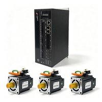 Penghemat Ruang Satu Servo Drive untuk Tiga Motor Servo AC220V 750W 1kW 1.2KW 1.5kW EtherCAT 3 Axis Penggerak Servo Terintegrasi