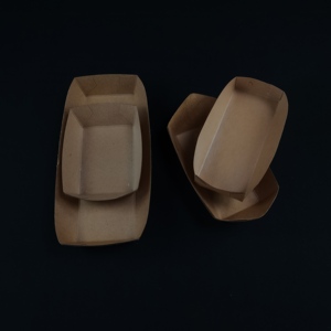 Bandeja Desechable Ecológica de Papel Kraft para Fideos, con Forma de Barco, Impresión Personalizada, Precio de Fábrica, SP-2986 - Product Image 5