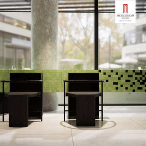 Carreaux artisanaux verts à surface <span class=keywords><strong>ondul</strong></span>ée pour les caractéristiques de villas modernes et la décoration murale - Product Image 4