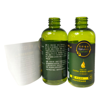 Étiquettes adhésives en vinyle imperméables personnalisées, enveloppantes, à double couche, autocollants pelables pour l'emballage des bouteilles