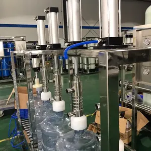 Tốc Độ cao hoạt động bằng tay 5 gallon nhựa barrelk nước tinh khiết Điền và đóng nắp máy cho 5L/20 L chai - Product Image 3