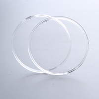 Capsule ronde en acrylique de 40,6 mm pour pièces de monnaie, support pour pièce de monnaie American Silver Eagle