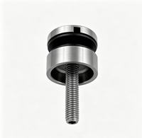 Boulon de fixation en acier inoxydable pour panneau publicitaire, support de verre, entretoise de verre, boulon de fixation pour panneau publicitaire, rampe d'escalier