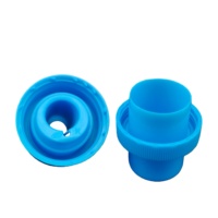 Bouchon combiné en plastique PP lisse de 43 mm, anti-fuite, facile à ouvrir, léger, durable, réutilisable pour les bouteilles/pots de détergent liquide
