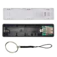 Kit de boîtier de batterie externe USB blanc/bleu/vert/jaune/rose/noir 18650 chargeur de batterie boîte de bricolage
