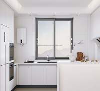 Nordamerikanisches Wohnzimmer-Schiebefenster nach NFRC-Standard mit thermischer Trennung und Wärmebrücke, Schiebe- und Stapelfenster
