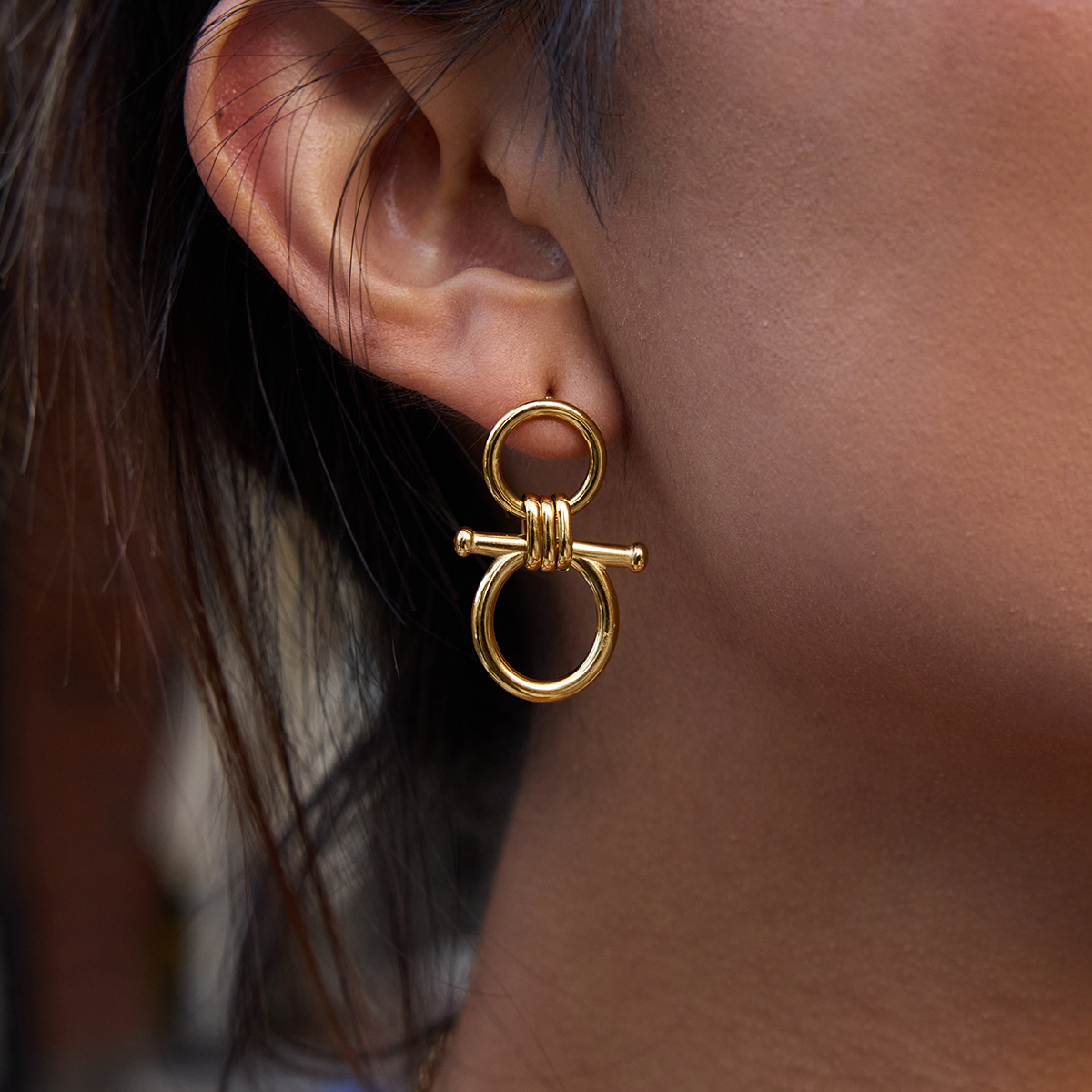 Bridle Shaped earring