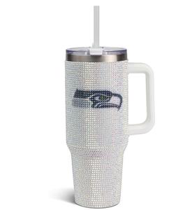 Personalisierter Washington Commanders Bling Isolierbecher Reisebecher Game Day <span class=keywords><strong>Tumbler</strong></span> 40oz mit Strohhalm-Deckel Büro Auto Kaffeebecher - Product Image 2