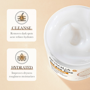 OEM ODM BIOAOUA Après-shampooing doux et naturel réparant les <span class=keywords><strong>cheveux</strong></span> <span class=keywords><strong>crépus</strong></span> endommagés <span class=keywords><strong>Masque</strong></span> capillaire hydratant et lissant à la pulpe crue de riz - Product Image 2