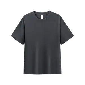 Camiseta grande personalizada de alta qualidade 100% algodão plus size marca vintage