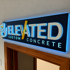 Lettres en relief 3D personnalisées avec éclairage LED, lettres lumineuses rétroéclairées, enseigne en lettres lumineuses 3D LED - Product Image 6