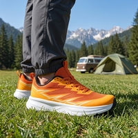 Chaussures de randonnée à coupe large, chaussures de trail running d'extérieur, chaussures de sport décontractées absorbant les chocs, unisexe, dessus en PU, semelle EVA