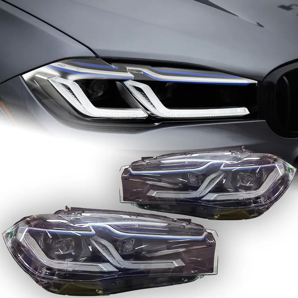 Car Lights for BMW X5 Headlight Projector Lens F15 Signal Head Lamp X6 F16 LED Headlights Drl Automotive Accessories