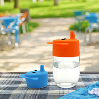 Couvre-gobelets en caoutchouc pour enfants, design animal éléphant, 100% qualité alimentaire, imperméables, extensibles, sans BPA, non toxiques, écologiques