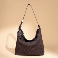 Tas Tote bahu wanita kulit PU desainer harga rendah kualitas tinggi pabrik OEM Guangzhou grosir MOQ Logo kustom 200 buah