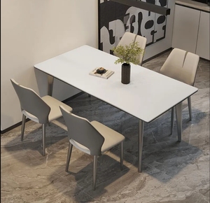 Ensemble <span class=keywords><strong>de</strong></span> table à manger <span class=keywords><strong>de</strong></span> luxe <span class=keywords><strong>6</strong></span> places Table à manger en marbre <span class=keywords><strong>blanc</strong></span> <span class=keywords><strong>noir</strong></span> <span class=keywords><strong>et</strong></span> chaises Ensemble <span class=keywords><strong>de</strong></span> table à manger Salle à manger Ensemble <span class=keywords><strong>de</strong></span> table à manger 4 chaises - Product Image 5