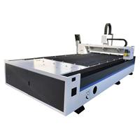 Machine de découpe laser à fibre CNC pour métal en acier inoxydable 1500x3000mm 1530 3015