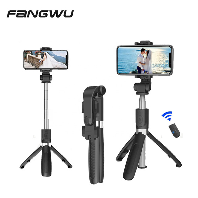 Selfie Stick Tripod With BT Wireless Remote Plastic Alloy Self Stick Phone Smartphone Selfie-stick