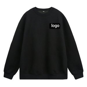 เสื้อสเวตเชิ้ตคอกลมปักลายตัวอักษรแบบสคริปต์สีตัดต่อ ทรงหลวม สไตล์ลำลอง สำหรับผู้ชาย ใส่ได้ในฤดูใบไม้ร่วง - Product Image 4