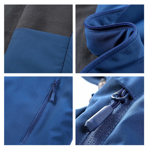 Trang Phục Công Sở Theo Yêu Cầu Của Công Ty Đồng Phục Công Ty In Logo OEM Áo Khoác Đi Bộ Đường Dài Chống Nước Vỏ Mềm Ấm Áp Ngoài Trời Mùa Đông - Product Image 2