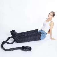 Masseur pour les pieds et les jambes, bottes de compression d'air à 6 chambres, contrôle du temps personnalisable, AS ALL STAR CE