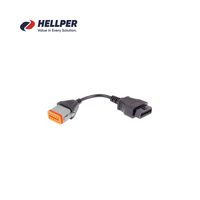 Connecteur OBD2 DT06-12S type Deutsch pour lecteur de code, excavatrice Komatsu du Japon, avec écran LCD, diagnostic automobile, garantie 1 an