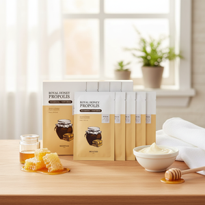 SKINFOOD Royal Honey Propolis Enrich Mask Sheet 10P Masques faciaux de qualité hydratante et nutritionnelle - Product Image 3