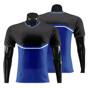 Maglie da calcio personalizzate per adulti magliette da calcio in poliestere a sublimazione magliette da calcio ad asciugatura rapida per allenamento sportivo per uomo WO-X1291