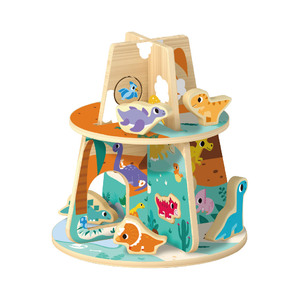 Jouets Montessori Activités en bois Puzzle Apprentissage Cognitif Jeux de dinosaures Jouets pour enfants - Product Image 3
