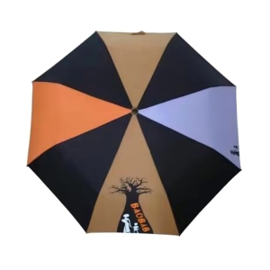 <span class=keywords><strong>3</strong></span> gấp tự động quảng cáo bão Breaker nhỏ xách tay Windproof ô dù cho nam giới phụ nữ tuổi teen - Product Image 4