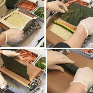 Machine à faire des sushis ronds Nigiri JM-50 avec 3 moules pour diamètres 25/35/45 cm - Product Image 2