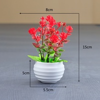 Tanaman Pot Bunga Eucalyptus Buatan, Bunga Kuncup Piala Sepak Bola, Dekorasi Ruang Tamu Rumah, Bonsai Kecil Plastik, Daun Uang