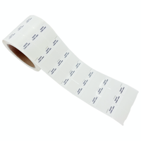 Étiquettes pour câbles, papier imperméable, taille et couleur personnalisables, autocollants adhésifs avec code-barres/code QR pour usage industriel et alimentaire