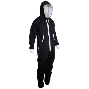 Pijama Enterizo Elegante Unisex de Forro Polar Transpirable para el Hogar 2023 para Hombres y Mujeres - Product Image 1