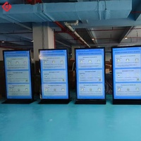 Écran publicitaire tactile intérieur personnalisé de 32 à 75 pouces Kiosque totem LCD pour centre commercial Affichages de signalisation numérique