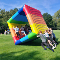 Pvc Gonflable Flip It Cube Gonflable Flip Compétition Jeux Gonflables En Plein Air pour Team Building