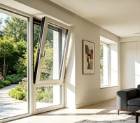 Ventanas de Aluminio con Doble Acristalamiento, Aislamiento Térmico y Acústico, para Proyectos de Casas y Villas Horizontales, Personalizadas