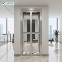 Ascensore Residenziale Personalizzato per Interni, Elevatore Domestico a 3 Piani con Porta Automatica per Interni ed Esterni, Ascensore per Villa Residenziale