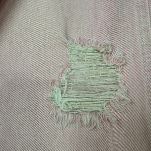 Rollo de Tela Vaquera de Algodón 100% Supersuave, Sanforizada, Extra Ancha, Elástica, de Sarga, Color Rosa Lizhi F1010, para Chaquetas de Niños y Niñas - Product Image 3