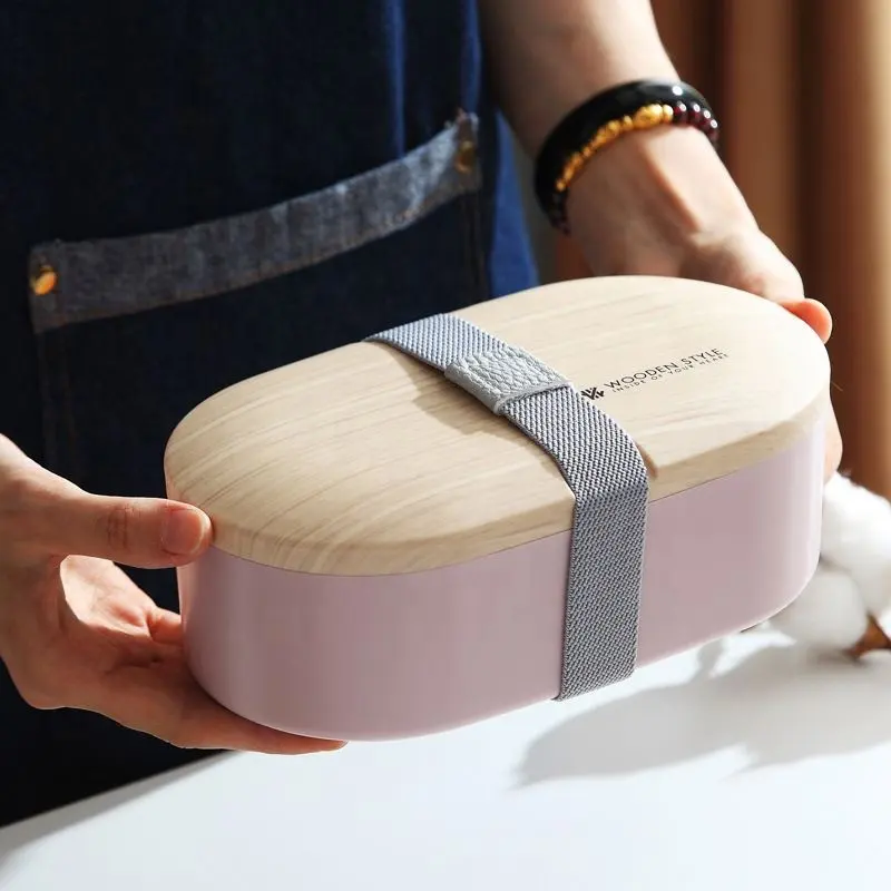 2020 Nieuwe Houten Bento Lunchbox 3 Tiers Eco Vriendelijke Japanse Houten Lunchboxen Bento