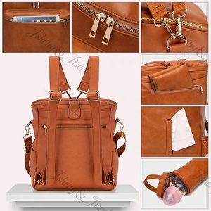 <span class=keywords><strong>Sac</strong></span> à dos à <span class=keywords><strong>langer</strong></span> grande capacité 30-40L en cuir PU résistant à l'eau, antivol, avec porte-bouteille isotherme, <span class=keywords><strong>sac</strong></span> de maternité pratique - Product Image 5