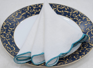 Serviettes de table en lin réutilisables écologiques Tissu durable pour un usage quotidien et des occasions spéciales - Product Image 3