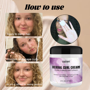 Luxfume Organic Coconut Ingredients Crema definidora de rizos con fijación fuerte para cabello rizado - Product Image 5