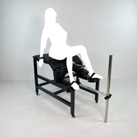 Chaise de bondage BDSM pour couple, tabouret de genouillère assistée pour fessées et jeux de soumission