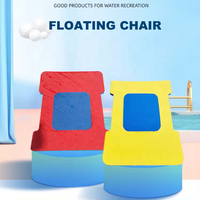 Ensemble de chaises flottantes personnalisées avec logo, portables, non gonflables, pour piscine, hôtel, sports nautiques en plein air