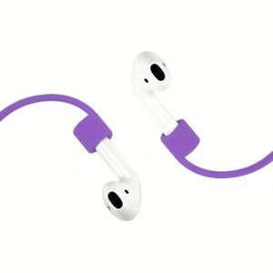 Anti-Lost Silicone Earphone Rope Holder Cable for iphone 7 Earpod Magnetic <b>AirPod</b> Wireless Headphone Neck <b>Strap</b> Cord String - Product Image 4