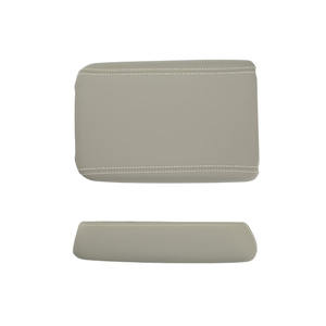 Cubierta para el Reposabrazos de la Consola Central para Chevrolet Traverse 2007-2017, Material de PVC Gris - Product Image 4