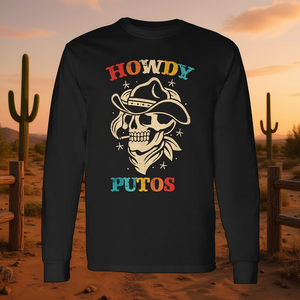 เสื้อยืดแขนยาวสไตล์วินเทจ Howdy Putos เสื้อยืดโปรโมชั่นสไตล์วินเทจ - Product Image 3