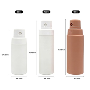 Flacone Spray Vuoto in HDPE PCR da 60ml, 100ml, 150ml, Rotondo, per Polvere Secca, con Pompa o Erogatore a Pressione - Product Image 3